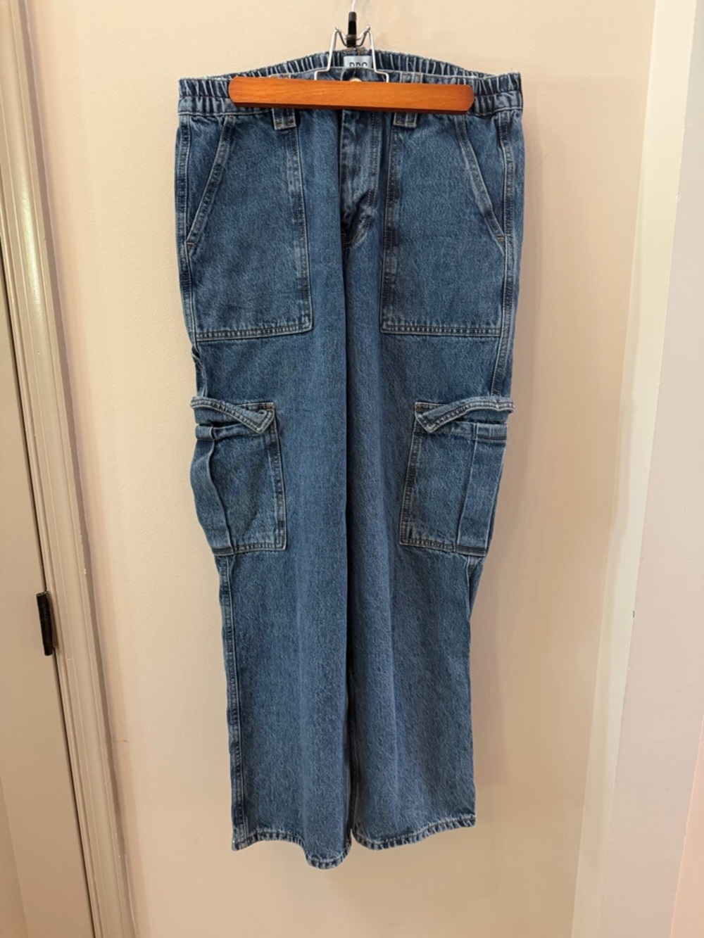 BDG Urban Outfitters SKATE Jeans Womens W31 L32 Relaxed Cargo Carpenter Denim
